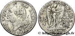 LOUIS XVI (MONARQUE CONSTITUTIONNEL)  15 sols dit  au génie , type FRANCOIS 1791 Limoges