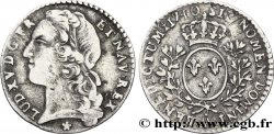 LOUIS XV DIT LE BIEN AIMÉ Dixième d&nbsp;écu aux branches d’olivier, tête ceinte d’un bandeau 1740 Metz TTB