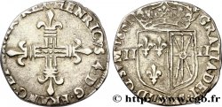 HENRI IV LE GRAND Quart d écu de Navarre 1601 Saint-Palais