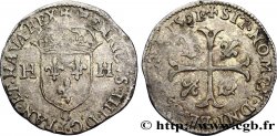 HENRI IV LE GRAND Douzain aux deux H, 2e type 1591 Saint-Lô