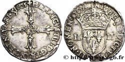 HENRI IV LE GRAND Quart d écu, croix feuillue de face 1605 Nantes
