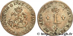 LOUIS XV DIT LE BIEN AIMÉ Double sol de billon 1763 Paris