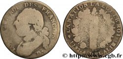 LOUIS XVI (MONARQUE CONSTITUTIONNEL)  12 deniers dit &nbsp;au faisceau&nbsp;, type FRANCOIS 1792 Dijon AB