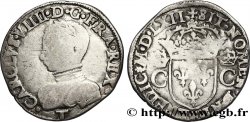 CHARLES IX Teston, 2e type 1562 Nantes