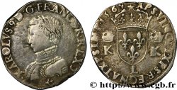 CHARLES IX Teston, 4e type 1564 Bayonne
