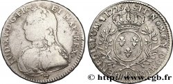 LOUIS XV DIT LE BIEN AIMÉ Demi-écu aux branches d&nbsp;olivier, buste habillé 1729 Orléans TB