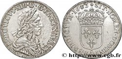 LOUIS XIII LE JUSTE Demi-écu, buste drapé et cuirassé (2e buste de Jean Warin) 1643 Paris, Monnaie de Matignon TTB+