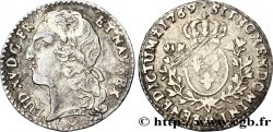 LOUIS XV DIT LE BIEN AIMÉ Dixième d&nbsp;écu aux branches d’olivier, tête ceinte d’un bandeau 1769 Metz TB+