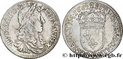 LOUIS XIV LE GRAND OU LE ROI SOLEIL Douzième d&nbsp;écu, portrait apollinien 1662 Limoges TB+