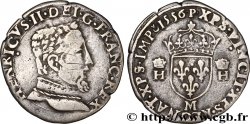 HENRI II Teston à la tête nue, 5e type 1556 Toulouse