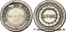 REVOLUTION COINAGE Dixain de Rochon 1791 Lyon VF