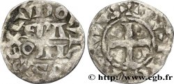 LUIS VII  THE YOUNG  Denier parisis, 3e type n.d. Paris