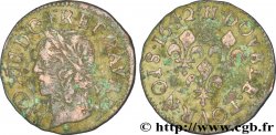 LOUIS XIII LE JUSTE Double tournois, type de Warin 1642 La Rochelle