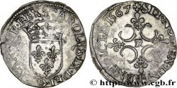 CHARLES IX Sol parisis, 1er type 1567 Saint-André de Villeneuve-lès-Avignon TTB