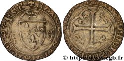 CHARLES VIII Blanc à la couronne n.d. Rouen TB+