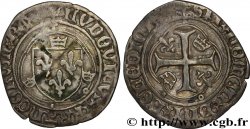 LOUIS XII LE PÈRE DU PEUPLE Douzain ou grand blanc à la couronne n.d. Lyon TB+