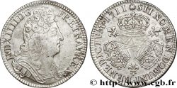 LOUIS XIV LE GRAND OU LE ROI SOLEIL Quart d&nbsp;écu aux trois couronnes 1711 Paris TTB