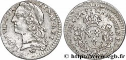 LOUIS XV DIT LE BIEN AIMÉ Vingtième d&nbsp;écu aux branches d’olivier, tête ceinte d’un bandeau 1745 Paris TTB
