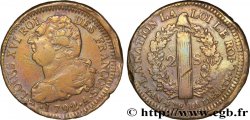 LOUIS XVI 2 sols dit  au faisceau , type FRANÇOIS 1792 Paris