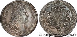 LOUIS XIV LE GRAND OU LE ROI SOLEIL Écu aux trois couronnes 1713 Rennes