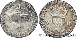 HENRI III Huitième d&nbsp;écu, croix de face 1578 Rennes