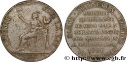 REVOLUTION COINAGE Monneron de 2 sols à la Liberté 1791 Birmingham, Soho