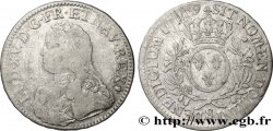 LOUIS XV DIT LE BIEN AIMÉ Écu dit  aux branches d olivier  1729 Reims