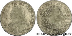 LOUIS XV DIT LE BIEN AIMÉ Écu aux branches d&nbsp;olivier, buste habillé 1735 Lille