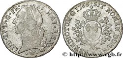LOUIS XV DIT LE BIEN AIMÉ Écu aux branches d’olivier, tête ceinte d’un bandeau 1766 Bayonne TTB