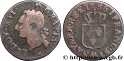 LOUIS XVI Liard dit “à l&nbsp;écu” 1786 Metz