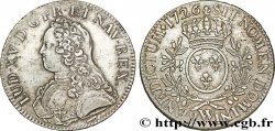 LOUIS XV THE BELOVED Écu aux branches d&nbsp;olivier, buste habillé 1726 Lille AU