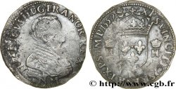 FRANCIS II. COINAGE AT THE NAME OF HENRY II Teston à la tête nue, 3e type 1559 Bordeaux