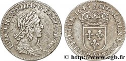 LOUIS XIII LE JUSTE Douzième d écu, buste drapé et cuirassé (2e buste de Jean Warin) 1643 Paris, Monnaie de Matignon TTB/TTB+