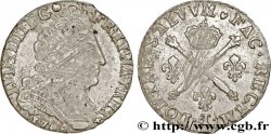 LOUIS XIV  THE SUN KING  20 sols aux insignes 1708 Nantes