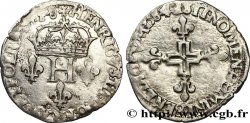 HENRI III Double sol parisis, 2e type 1584 Dijon