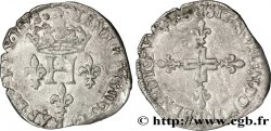HENRI III Double sol parisis, 2e type 1578 Dijon TTB+