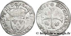 HENRI III Douzain aux deux H, 1er type 1588 Saint-Lô