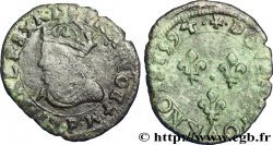 CHARLES X, CARDINAL DE BOURBON Double tournois, type de Dijon 1594 Dijon TB+/TTB