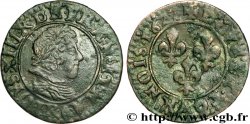 LOUIS XIII  Double tournois 1627 Saint-André de Villeneuve-lès-Avignon
