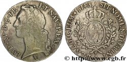 LOUIS XV DIT LE BIEN AIMÉ Écu aux branches d’olivier, tête ceinte d’un bandeau 1743 Limoges