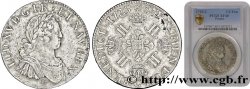 LOUIS XV DIT LE BIEN AIMÉ Écu à la croix fleurdelisée couronnée et aux huit L 1725 Caen
