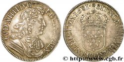 LOUIS XIV  THE SUN KING  Demi-écu, portrait à la cravate courte 1681 Rouen