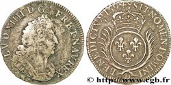 LOUIS XIV LE GRAND OU LE ROI SOLEIL Quart d&nbsp;écu aux palmes 1694 Lyon TB+/TTB+