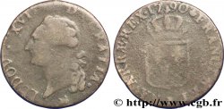 LOUIS XVI Sol dit &nbsp;à l&nbsp;écu&nbsp; 1790 Rouen