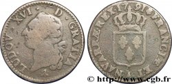 LOUIS XVI (MONARQUE CONSTITUTIONNEL)  Sol dit &nbsp;à l&nbsp;écu&nbsp; 1791 Paris