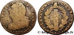 LOUIS XVI (MONARQUE CONSTITUTIONNEL)  2 sols dit  au faisceau , type FRANÇOIS 1792 Metz