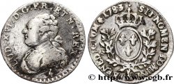 LOUIS XVI Vingtième d’écu aux branches d’olivier 1783 Paris TB+
