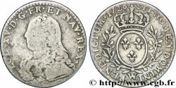 LOUIS XV DIT LE BIEN AIMÉ Dixième d’écu aux branches d’olivier, buste habillé 1726 Lille TB