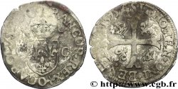 CHARLES X, CARDINAL DE BOURBON Douzain aux deux C, 2e type 1593 Riom