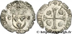 CHARLES X, CARDINAL OF BOURBON Douzain aux deux C, 1er type 1590 Amiens XF